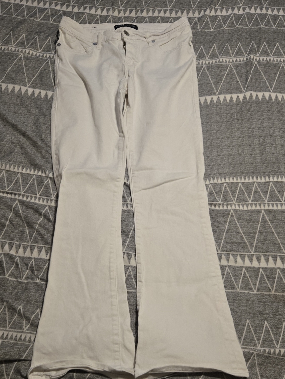 Rock & Republic White Flare Jeans